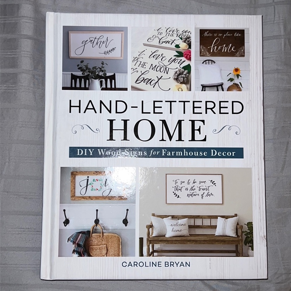 Hand Lettered Home DIY Wood Signs for Farmhouse Decor Book